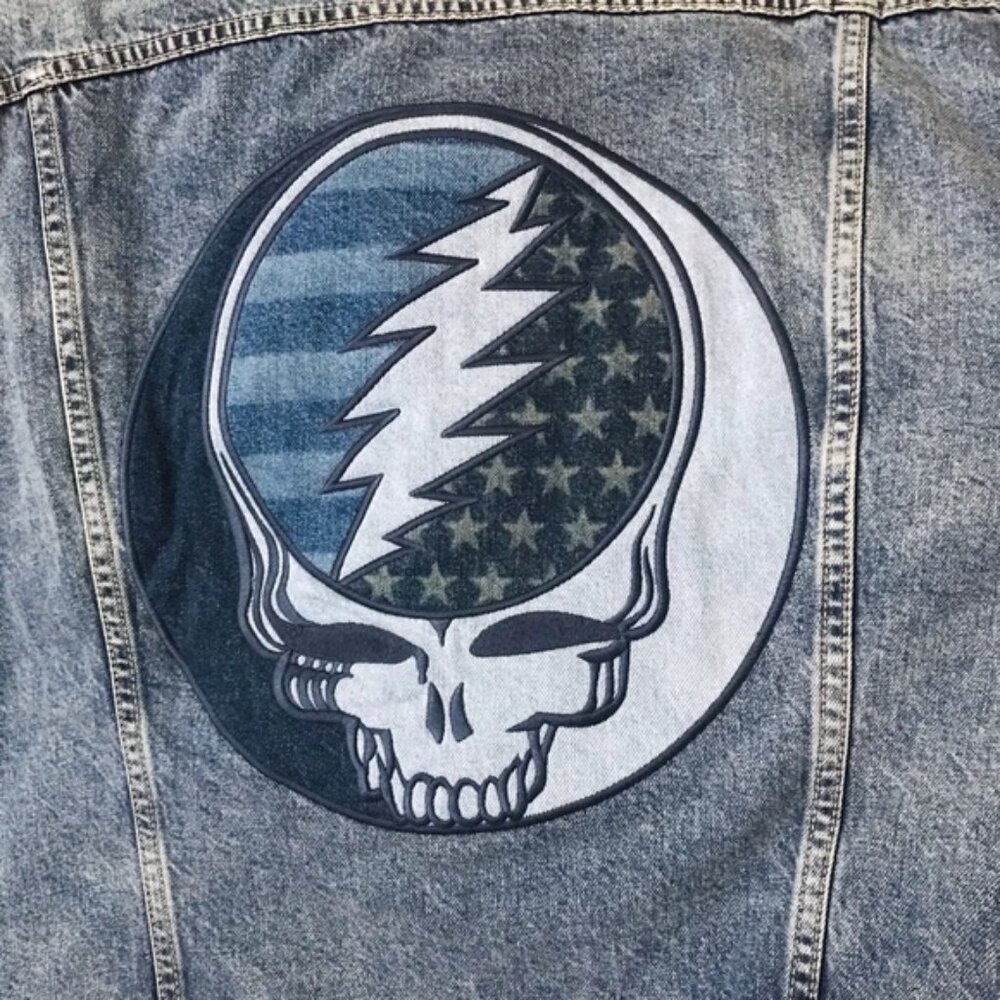Lucky Brand Jean Jacket Grateful Dead Denim NWT XXL - Picture 4 of 10